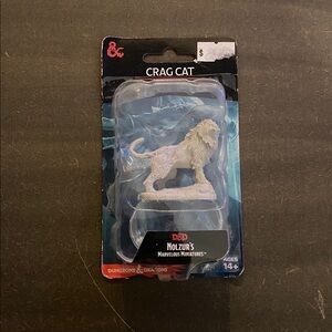 WizKids D&D Nolzur’s Marvelous Miniatures Crag Cat Figure Unpainted NEW